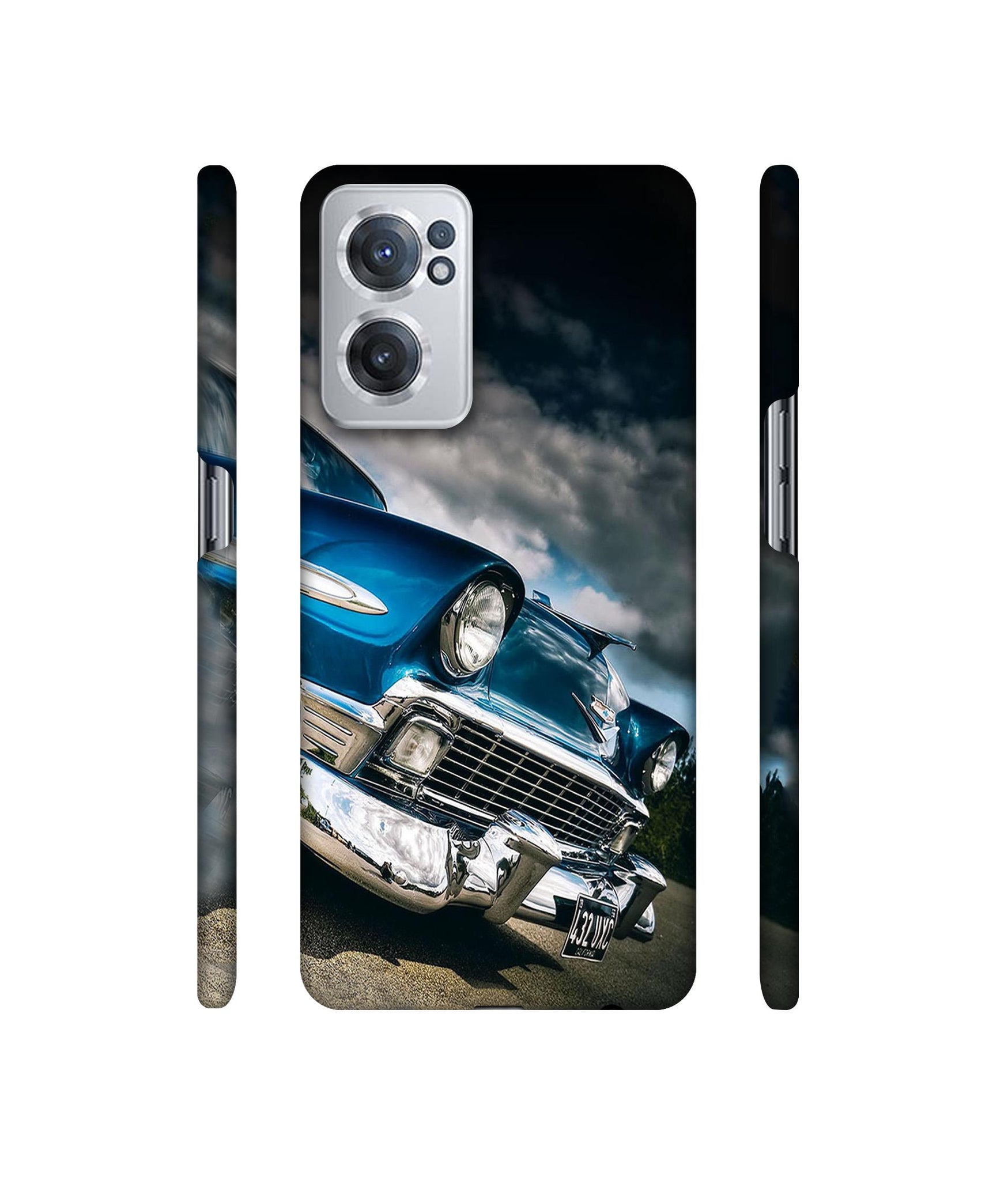 Vintage Car Pattern Designer Hard Back Cover for OnePlus Nord CE 2 5G
