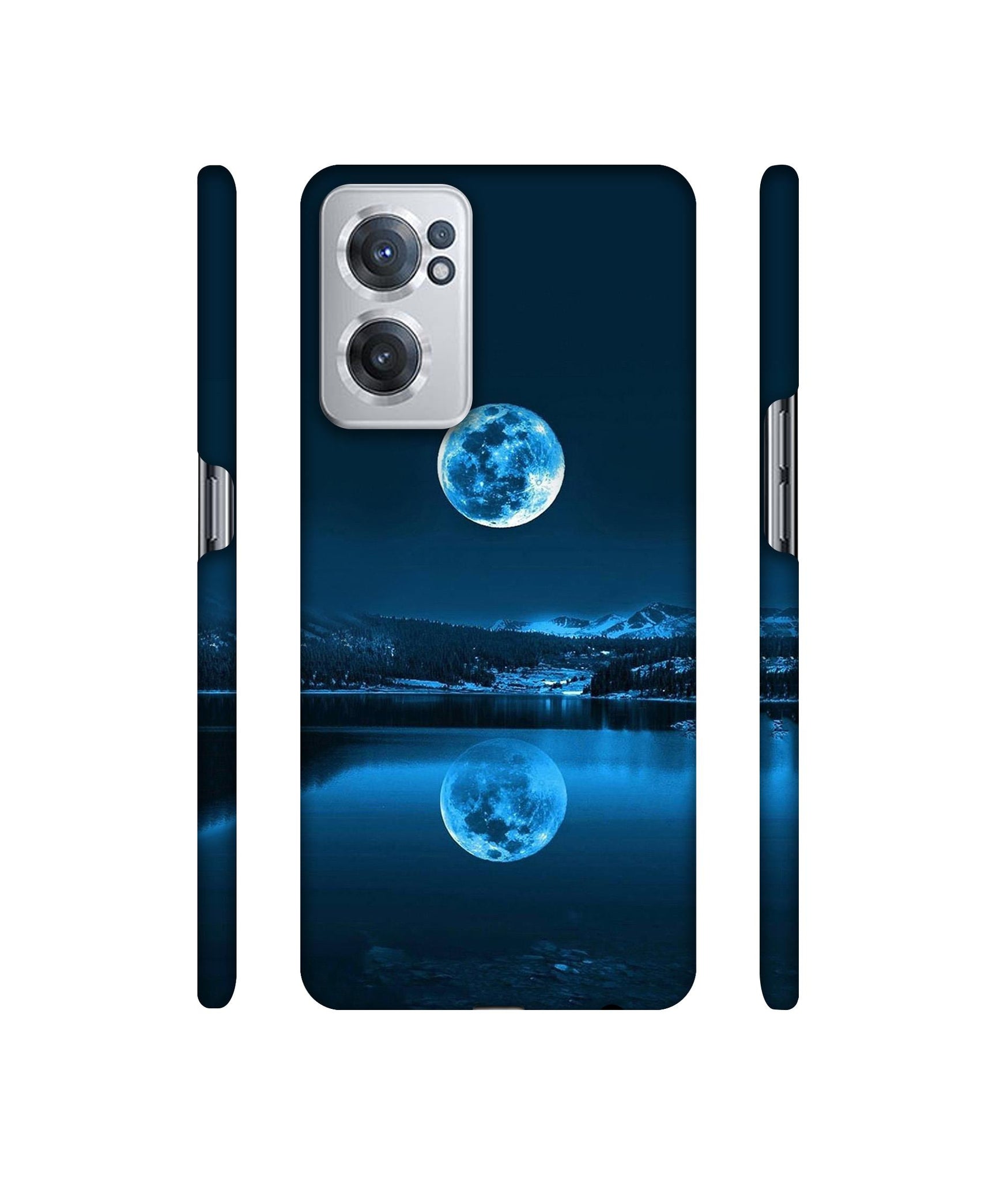 Moon Pattern Print Designer Hard Back Cover for OnePlus Nord CE 2 5G