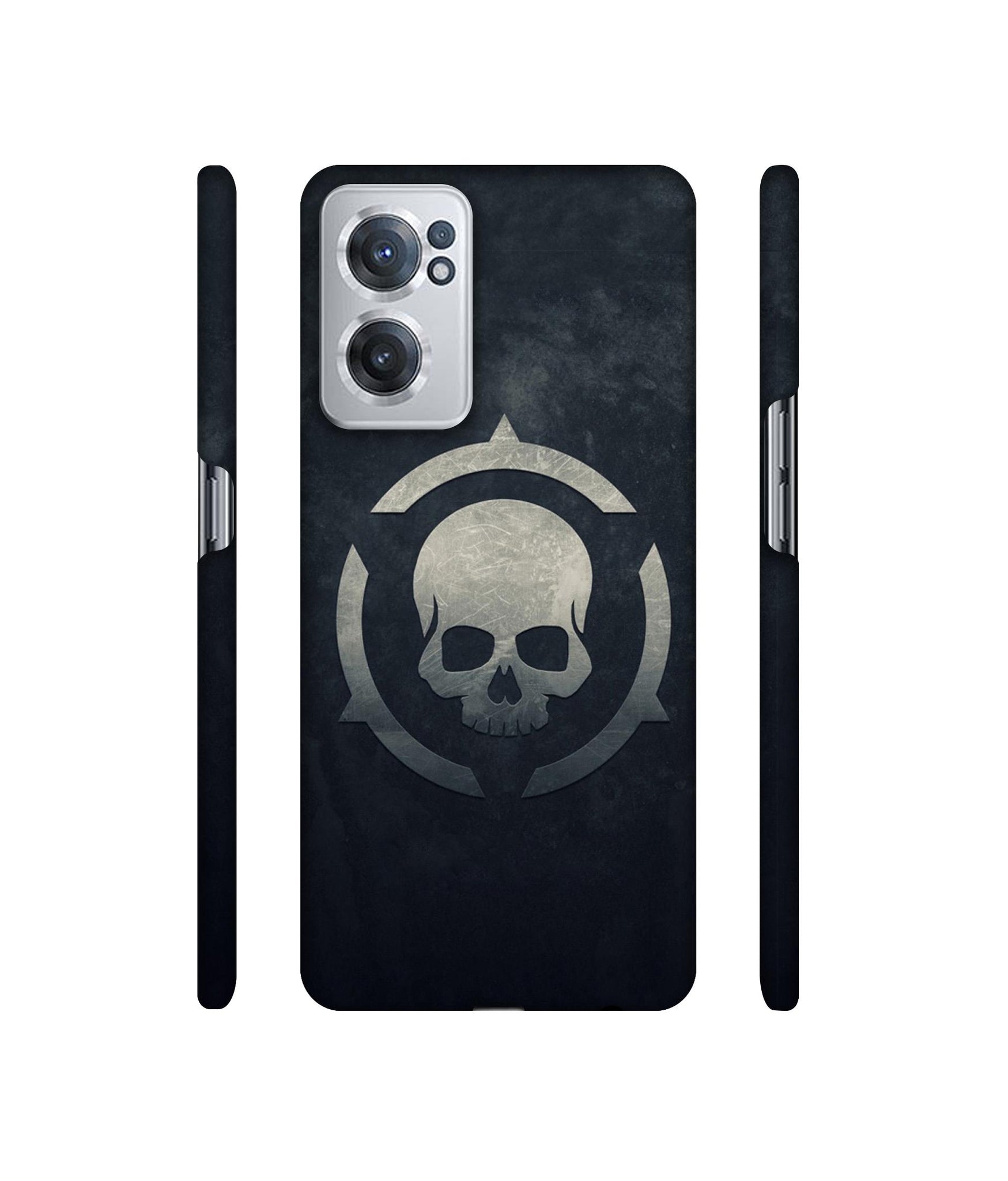 Skull Pattern Print Designer Hard Back Cover for OnePlus Nord CE 2 5G