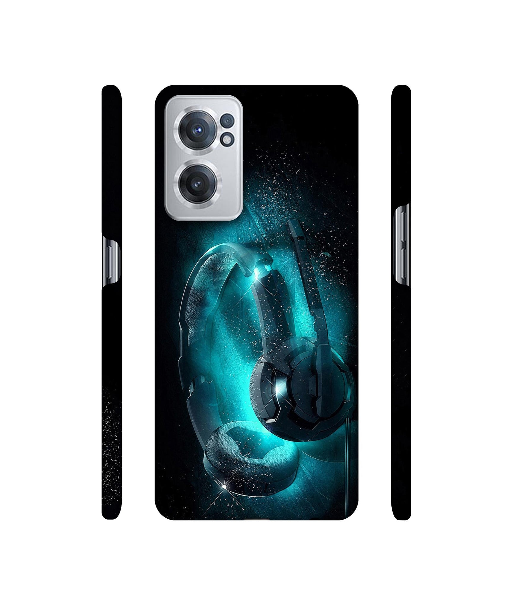 Cool Headphone Designer Hard Back Cover for OnePlus Nord CE 2 5G