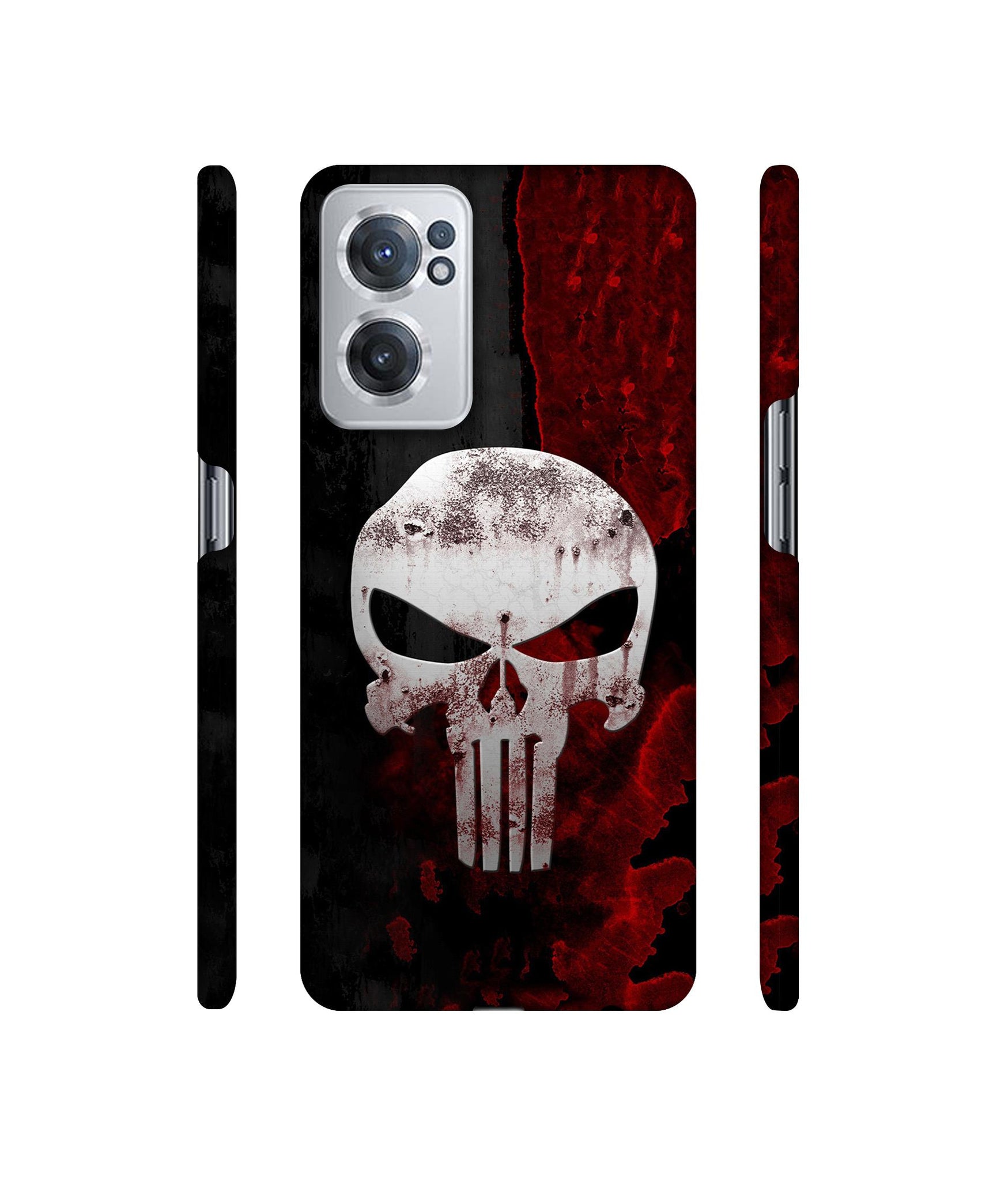 Punisher Skull Designer Hard Back Cover for OnePlus Nord CE 2 5G