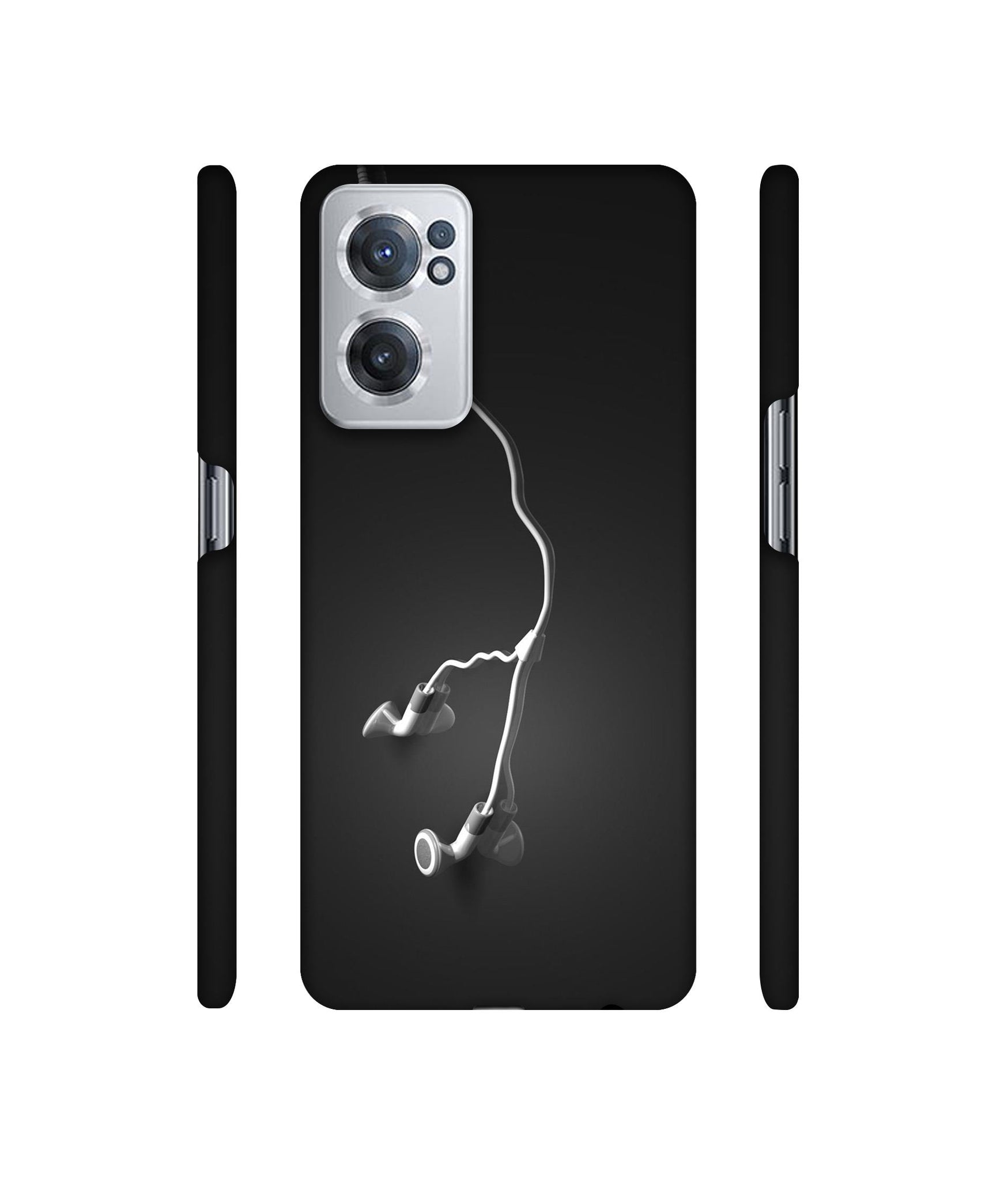 Headphone Designer Hard Back Cover for OnePlus Nord CE 2 5G