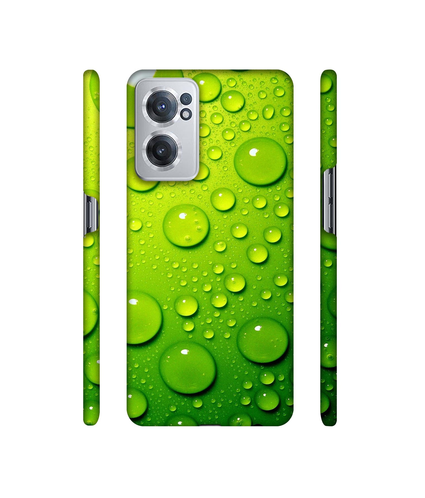 Green Bubbles Designer Hard Back Cover for OnePlus Nord CE 2 5G