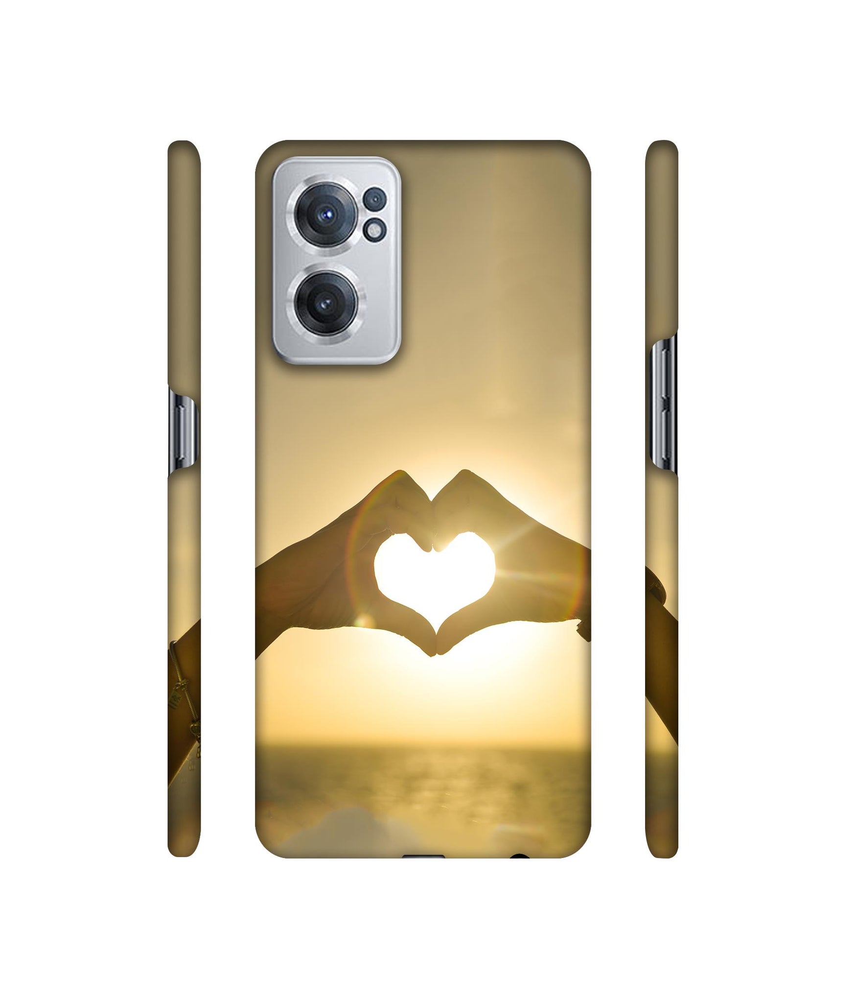 Heart in Hand Shape Designer Hard Back Cover for OnePlus Nord CE 2 5G