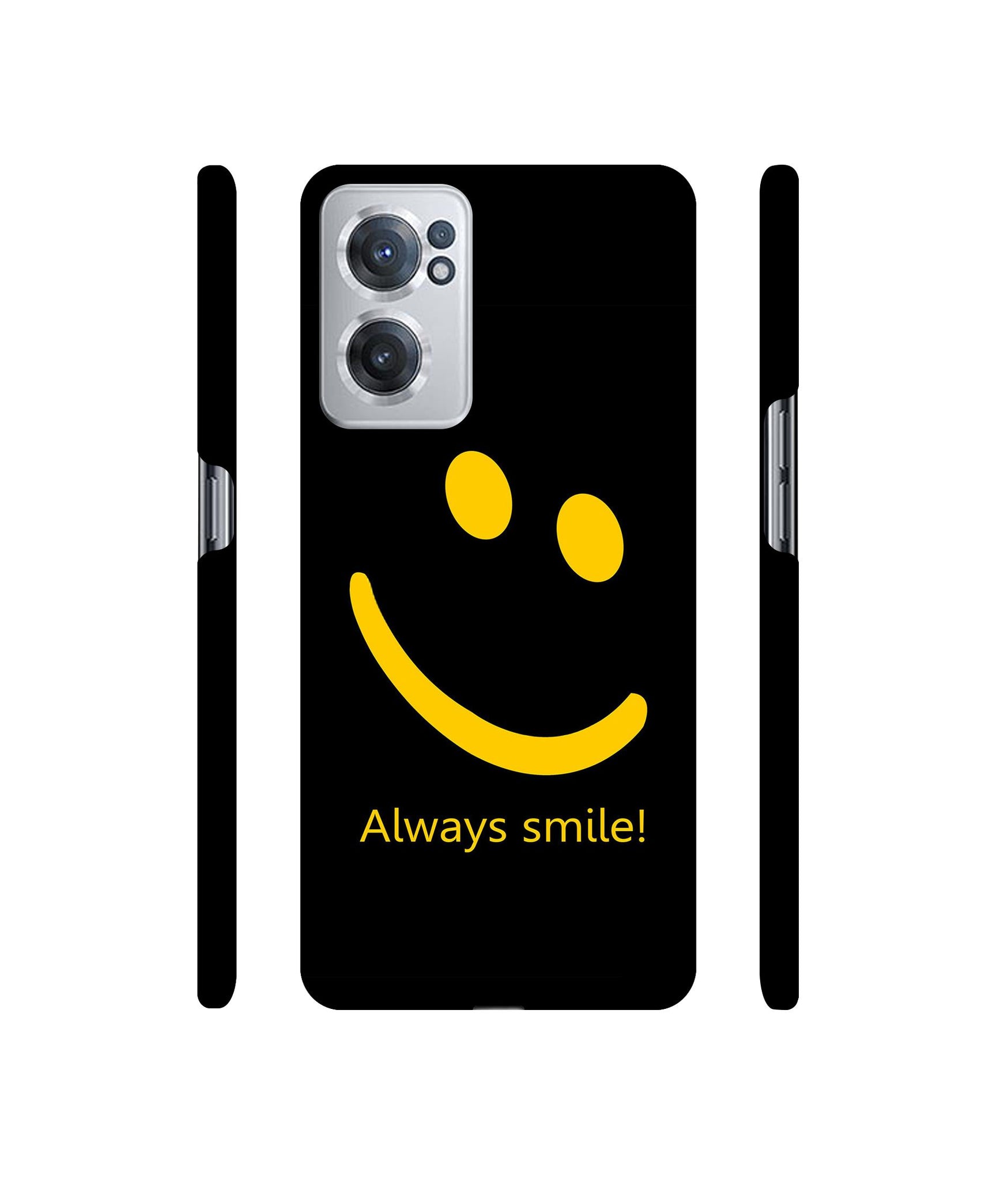 Always Smile Quote Designer Hard Back Cover for OnePlus Nord CE 2 5G