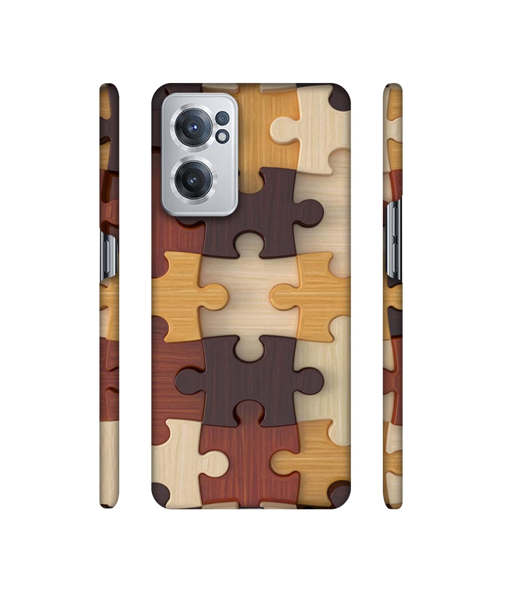 Puzzle Pattern Designer Hard Back Cover for OnePlus Nord CE 2 5G