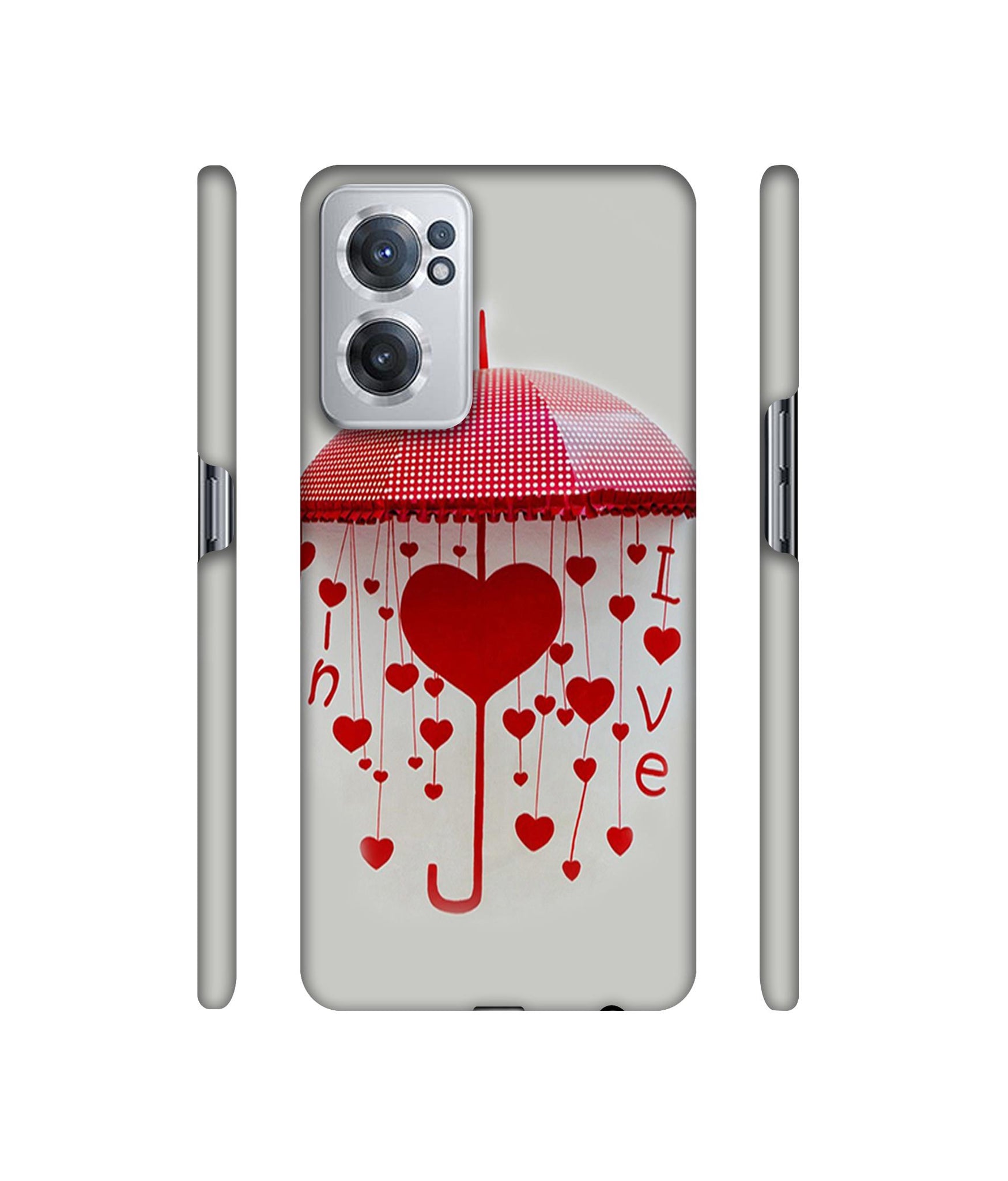 Love Heart Designer Hard Back Cover for OnePlus Nord CE 2 5G