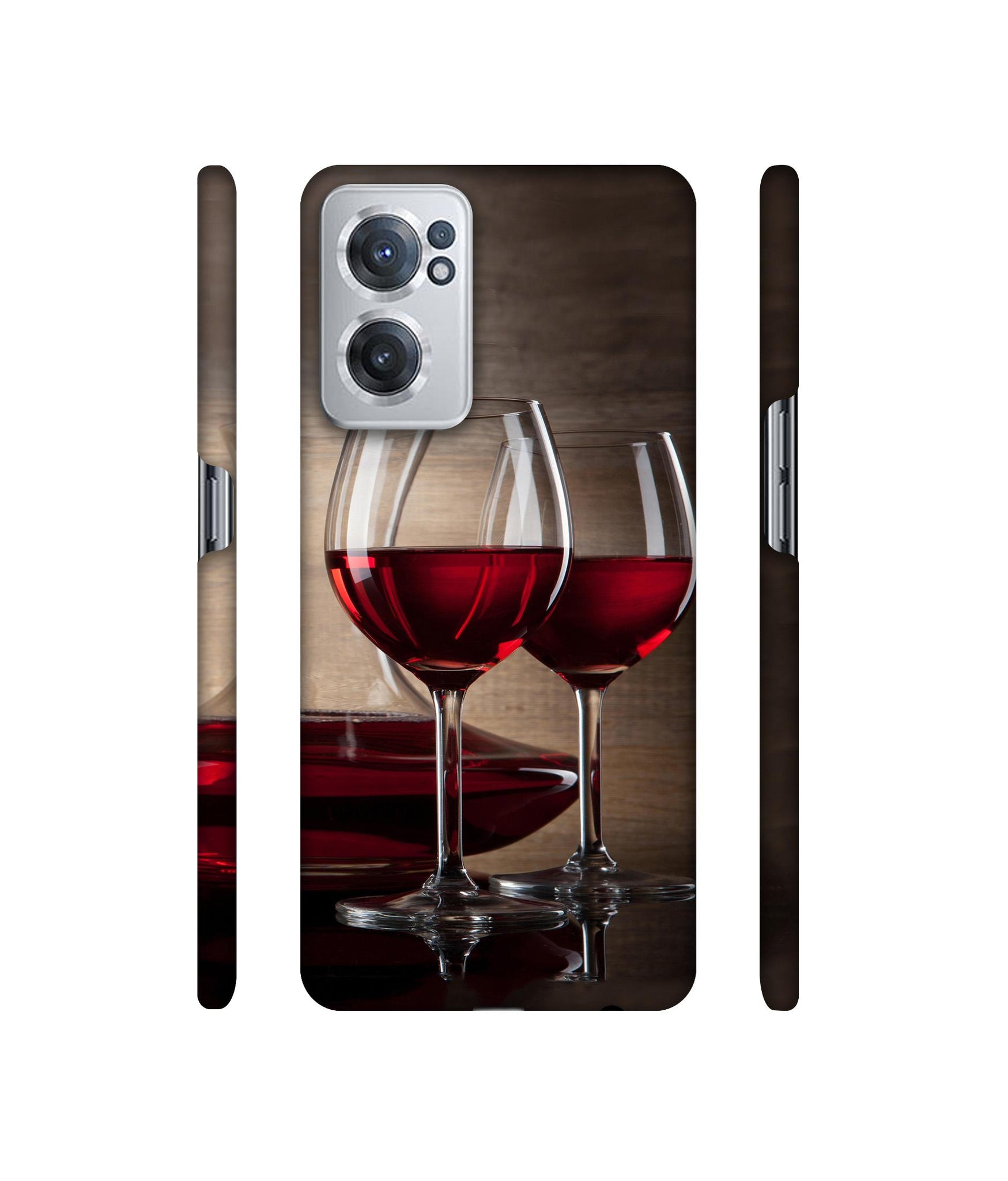 Wine Glass Designer Hard Back Cover for OnePlus Nord CE 2 5G