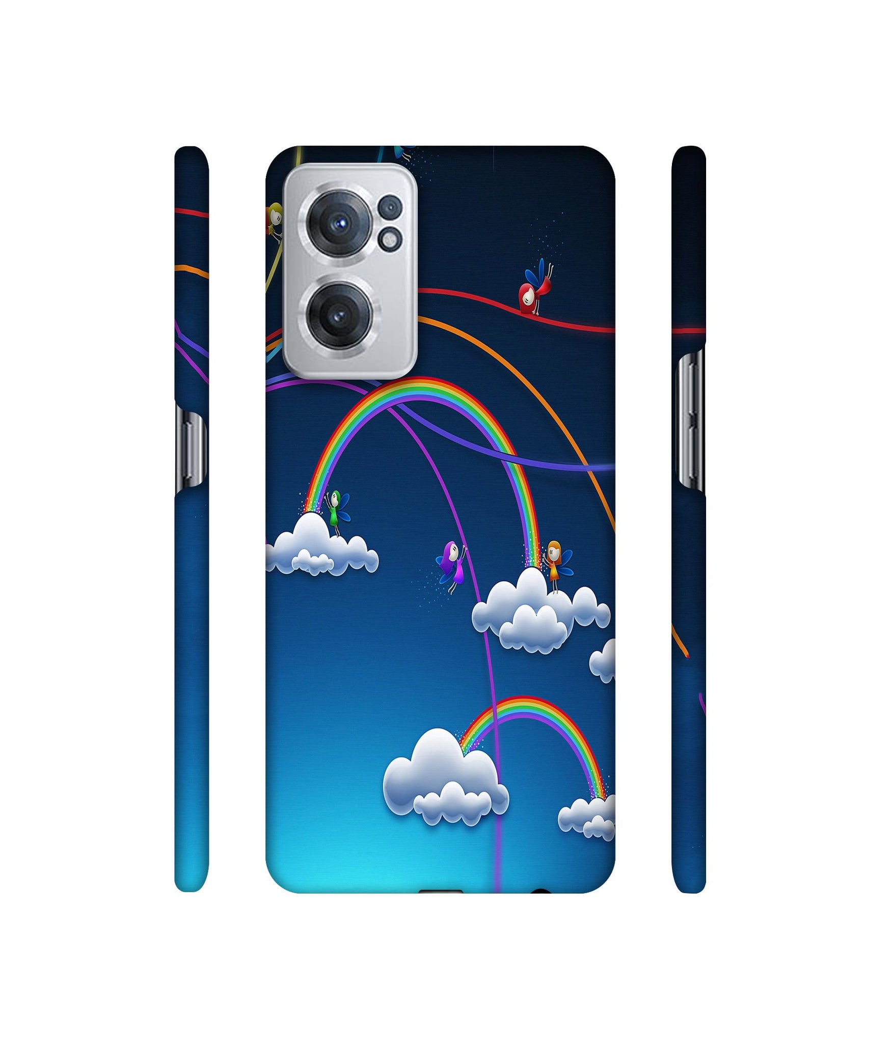 Rainbow Designer Hard Back Cover for OnePlus Nord CE 2 5G