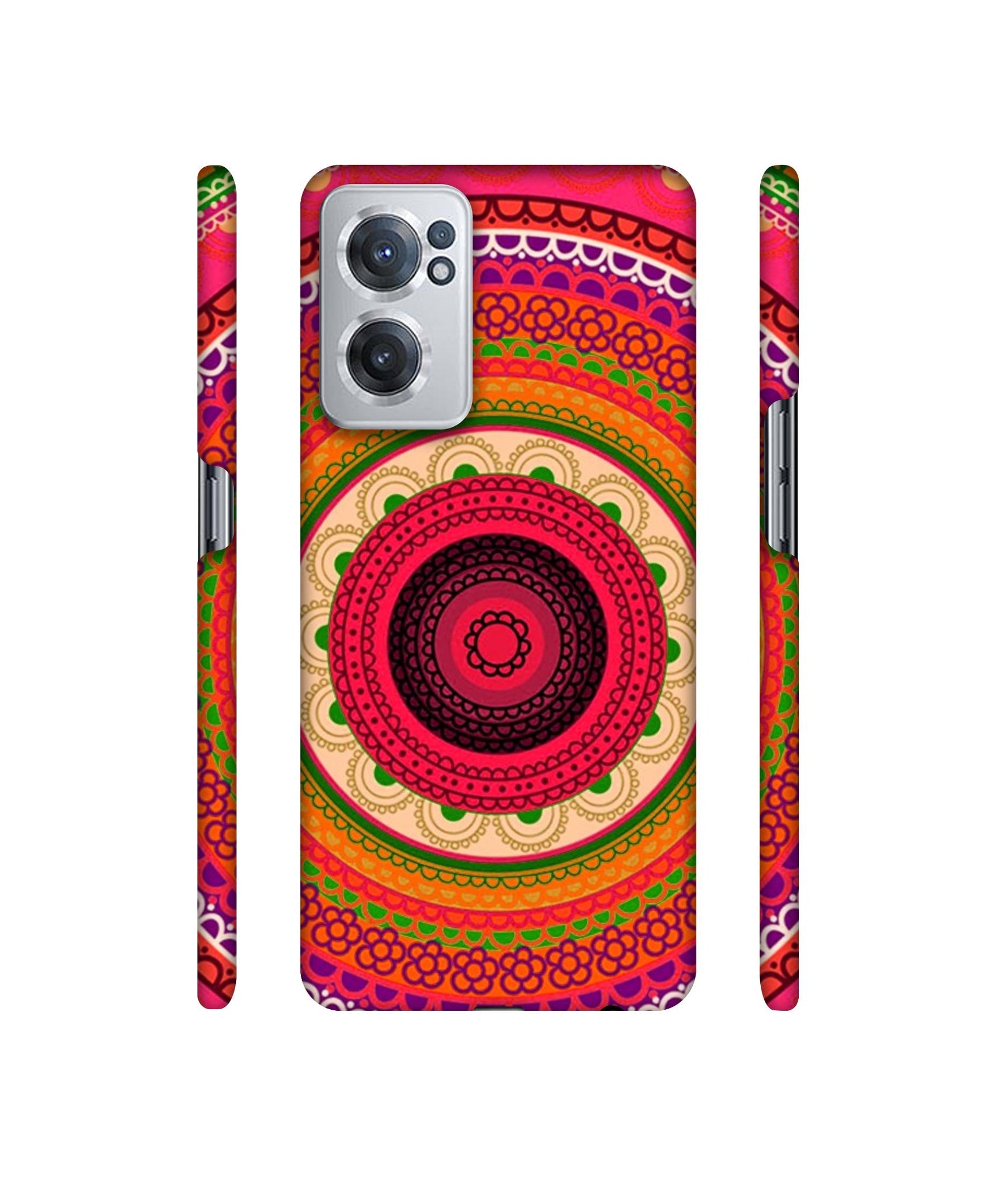Round Rangoli Designer Hard Back Cover for OnePlus Nord CE 2 5G