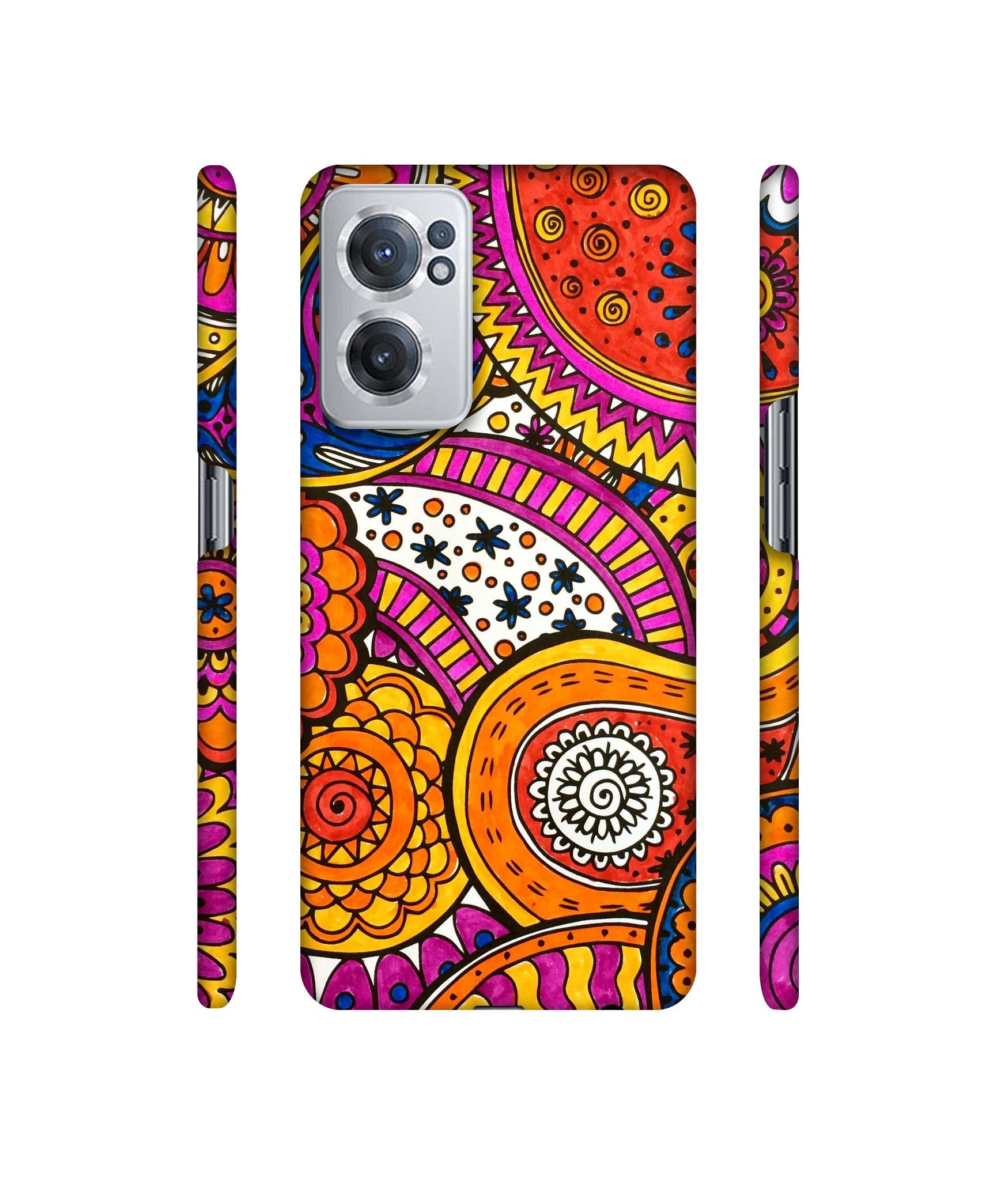 Rangoli Paisley Art Designer Hard Back Cover for OnePlus Nord CE 2 5G