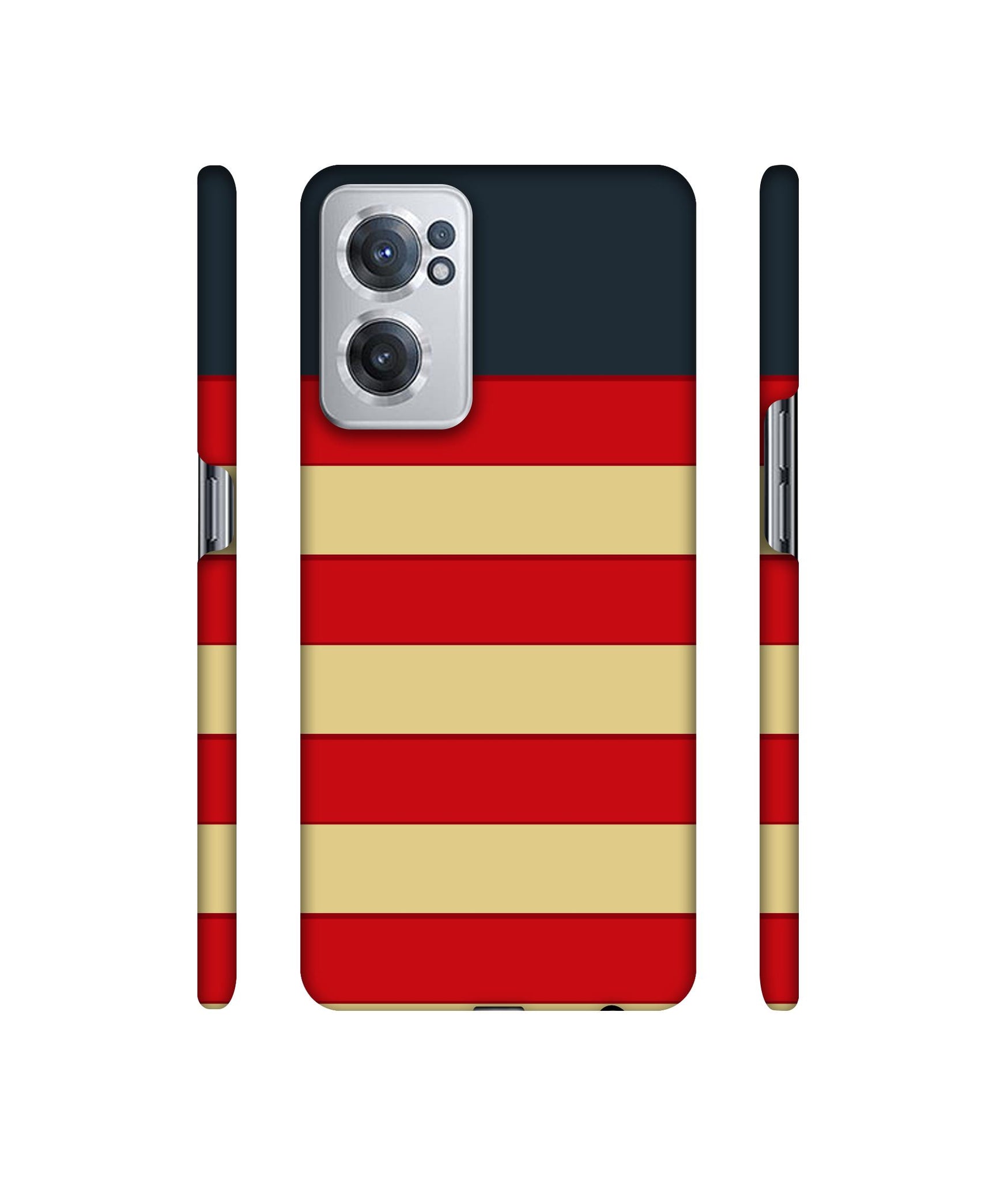 Multicolor Lines Designer Hard Back Cover for OnePlus Nord CE 2 5G