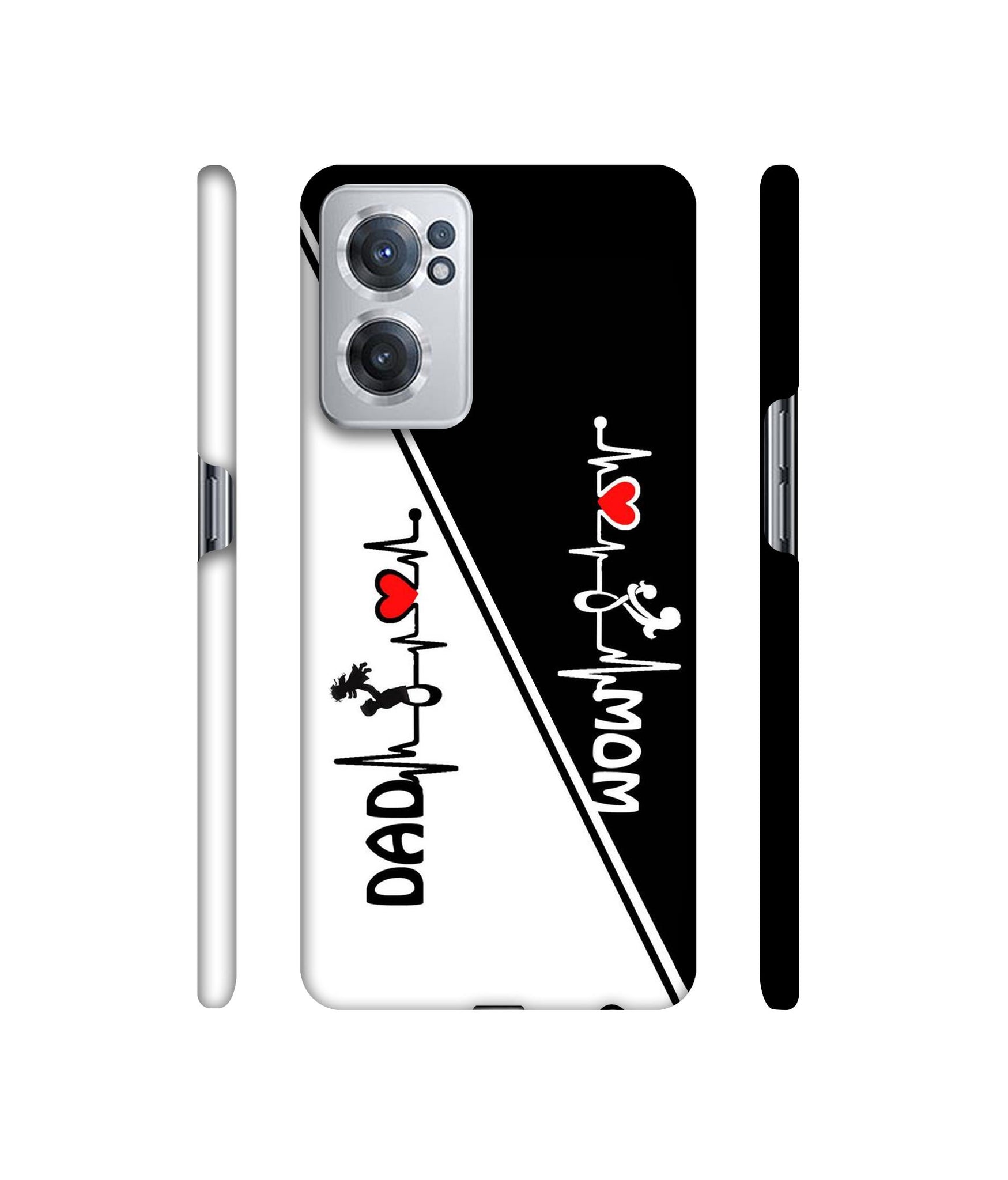 Mom and Dad Lover Designer Hard Back Cover for OnePlus Nord CE 2 5G