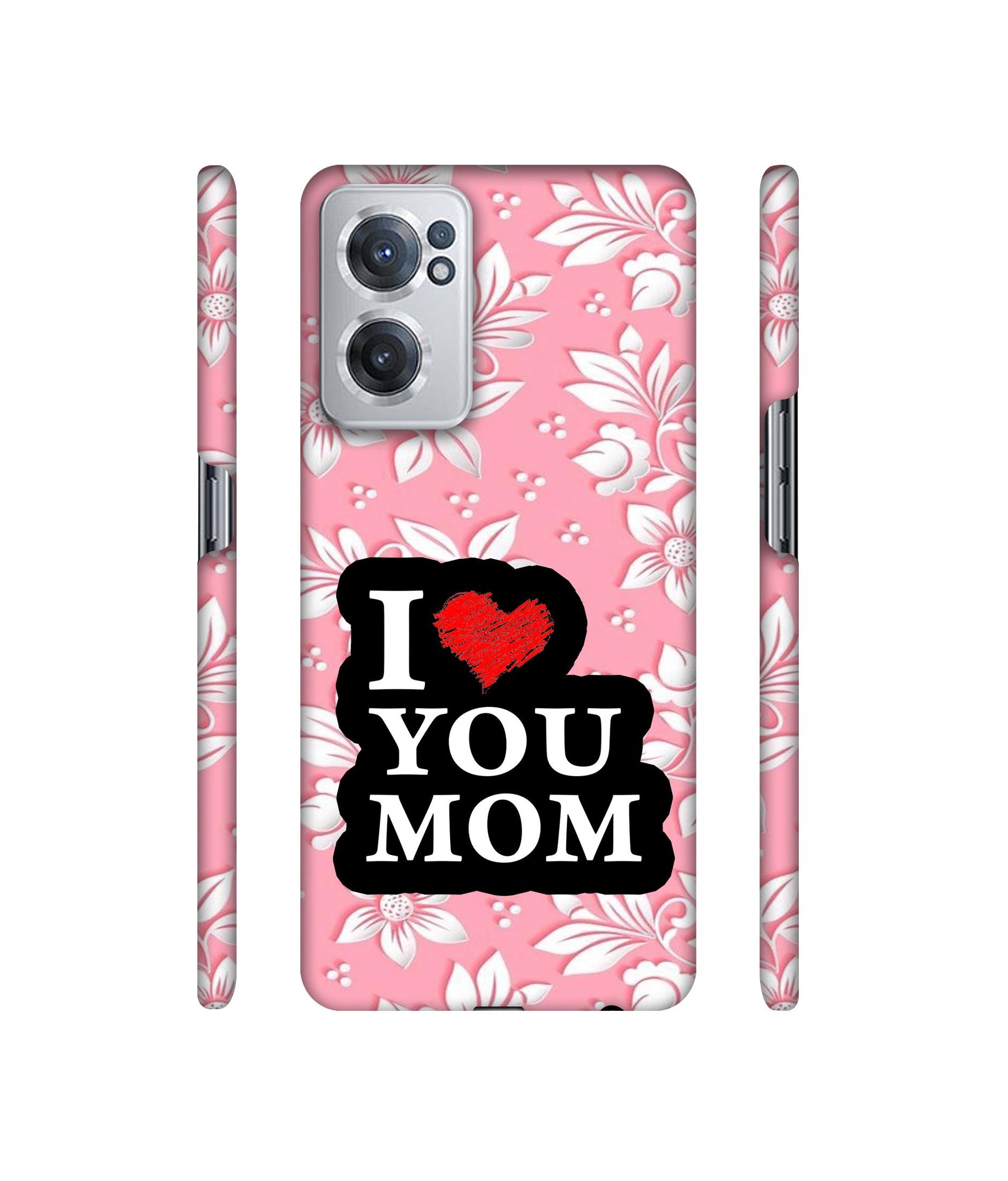 I Love Mom Designer Hard Back Cover for OnePlus Nord CE 2 5G